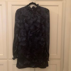 Saloni black cocktail dress